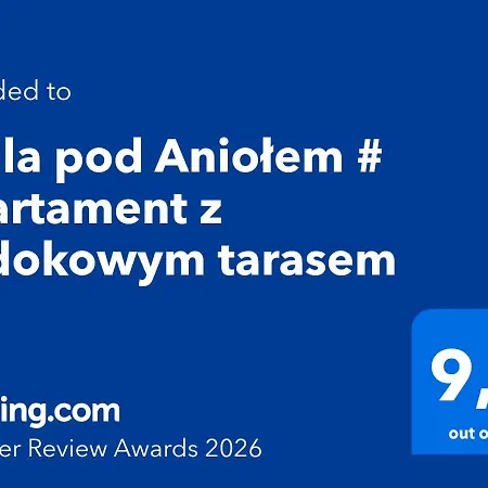 Pod Aniolem # Z Widokowym Tarasem Appartamento *